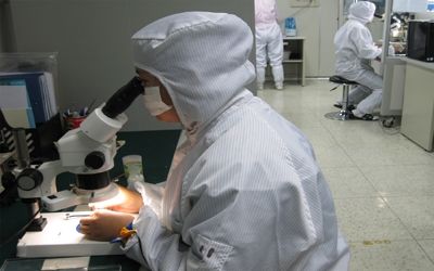 Hyperline Beijing Ltd. üreticinin üretim hattı