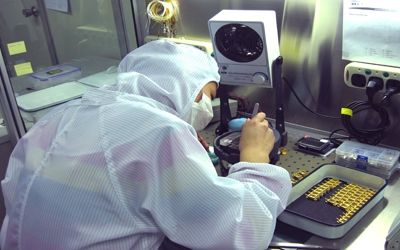 Hyperline Beijing Ltd. üreticinin üretim hattı