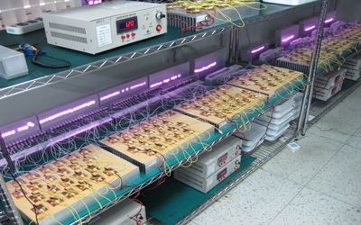 Hyperline Beijing Ltd. üreticinin üretim hattı